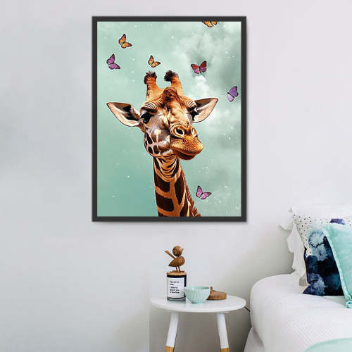 Giraffe Paint By Numbers Kits UK MJ2237