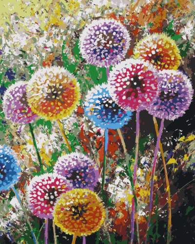 Dandelion Diy Paint By Numbers Kits UK For Adult Kids WM1533
