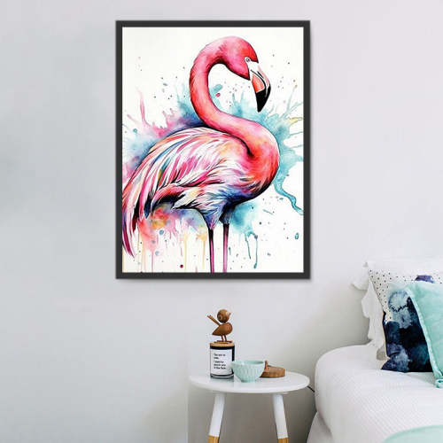 Flamingo Paint By Numbers Kits UK MJ9661