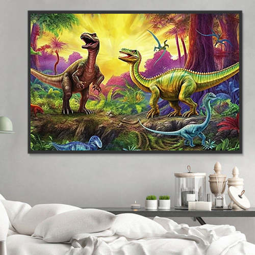 Dinosaur Paint By Numbers Kits UK MJ9723