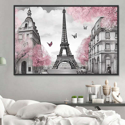 Eiffel Tower Paint By Numbers Kits UK MJ8362