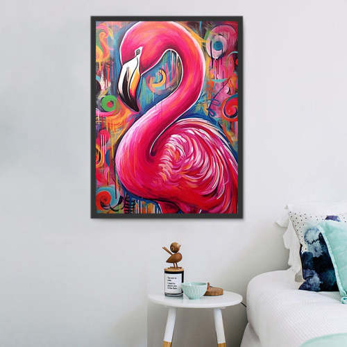 Flamingo Paint By Numbers Kits UK MJ9642