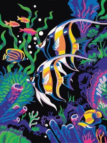Fish Diy Paint By Numbers Kits UK For Adult Kids PH9450