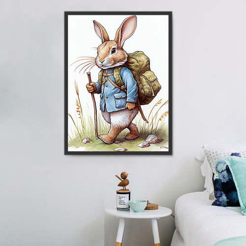 Rabbit Paint By Numbers Kits UK MJ9845