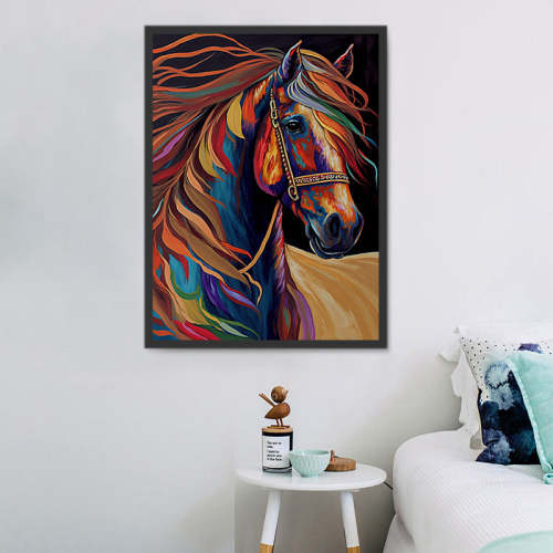 Horse Paint By Numbers Kits UK MJ9396