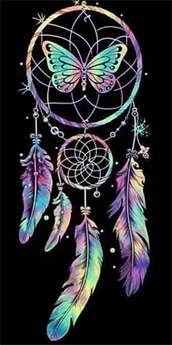 Dream Catcher Diy Paint By Numbers Kits UK For Adult Kids MJ9529