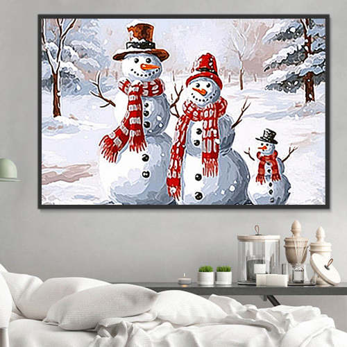 Christmas Paint By Numbers Kits UK MJ2425