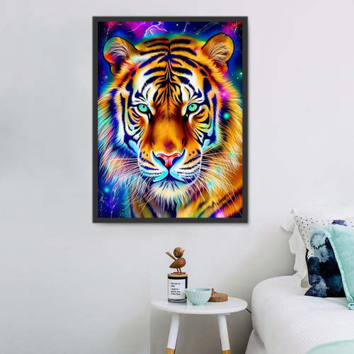 Tiger Diy Paint By Numbers Kits UK For Adult Kids MJ1256