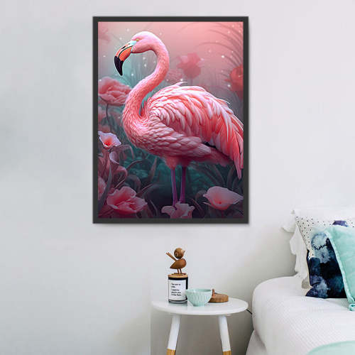 Flamingo Paint By Numbers Kits UK MJ9653