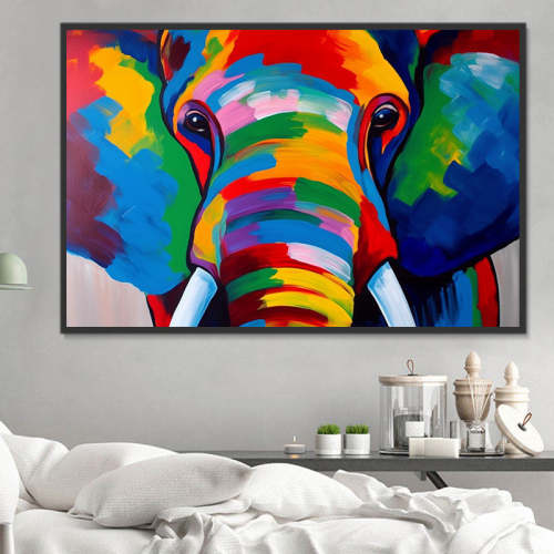 Elephant Paint By Numbers Kits UK MJ1383
