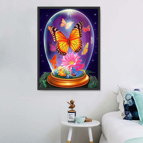 Butterfly Diy Paint By Numbers Kits UK For Adult Kids MJ1562