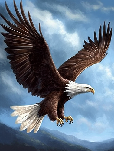 Eagle Paint By Numbers Kits UK MJ2289