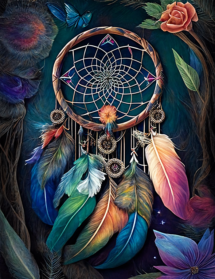 Dream Catcher Paint By Numbers Kits UK MJ9562