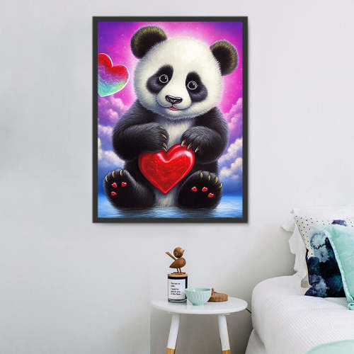 Panda Diy Paint By Numbers Kits UK For Adult Kids MJ8078