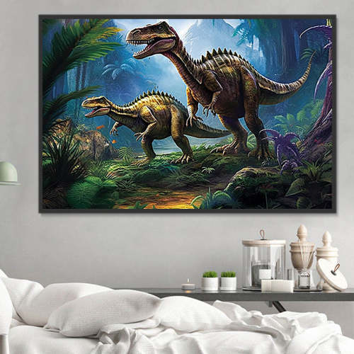 Dinosaur Paint By Numbers Kits UK MJ9724