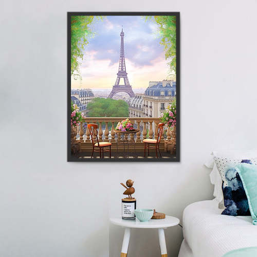Eiffel Tower Paint By Numbers Kits UK MJ8353