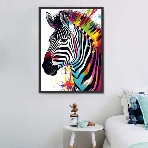 Zebra Diy Paint By Numbers Kits UK For Adult Kids MJ9500