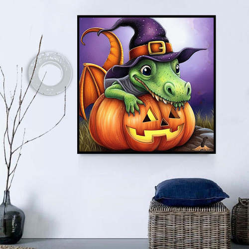 Halloween Diy Paint By Numbers Kits UK For Adult Kids MJ2437