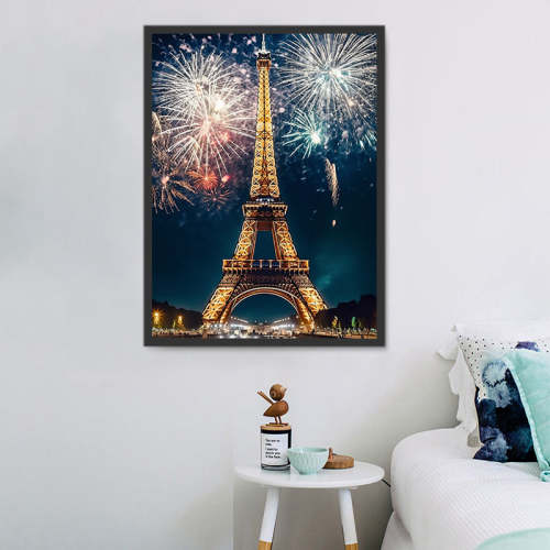 Eiffel Tower Paint By Numbers Kits UK MJ8359