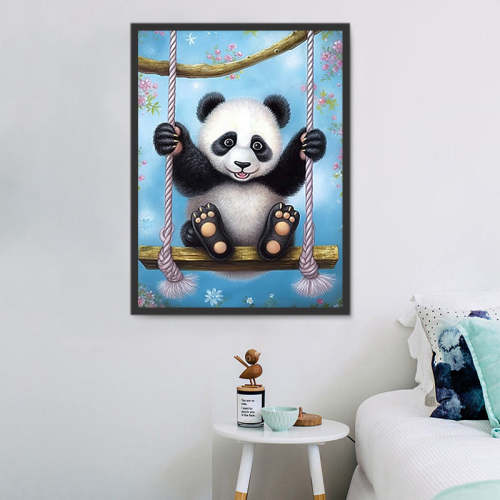 Panda Diy Paint By Numbers Kits UK For Adult Kids MJ8079