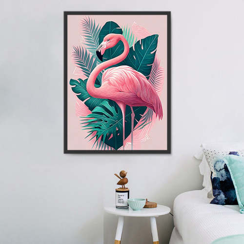 Flamingo Paint By Numbers Kits UK MJ9660