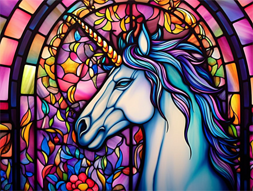 Unicorn Diy Paint By Numbers Kits UK For Adult Kids MJ1699
