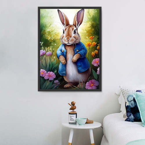 Rabbit Paint By Numbers Kits UK MJ9837