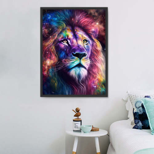 Lion Paint By Numbers Kits UK MJ9238
