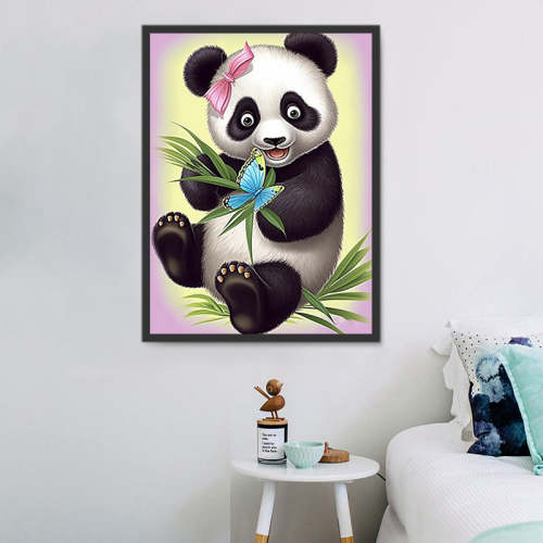 Panda Diy Paint By Numbers Kits UK For Adult Kids MJ8089