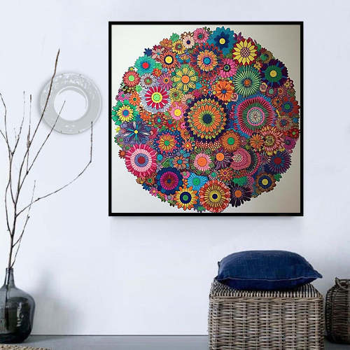 Mandala Paint By Numbers Kits UK MJ9502