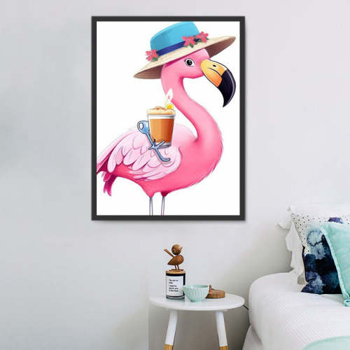 Flamingo Paint By Numbers Kits UK MJ9657