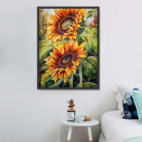 Sunflower Paint By Numbers Kits UK MJ2759
