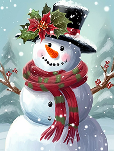 Christmas Paint By Numbers Kits UK MJ2417