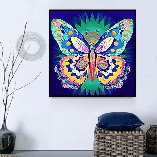 Butterfly Diy Paint By Numbers Kits UK For Adult Kids MJ2787