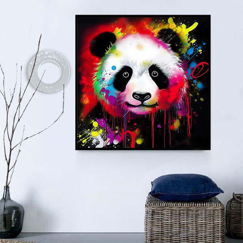 Panda Diy Paint By Numbers Kits UK For Adult Kids MJ8064