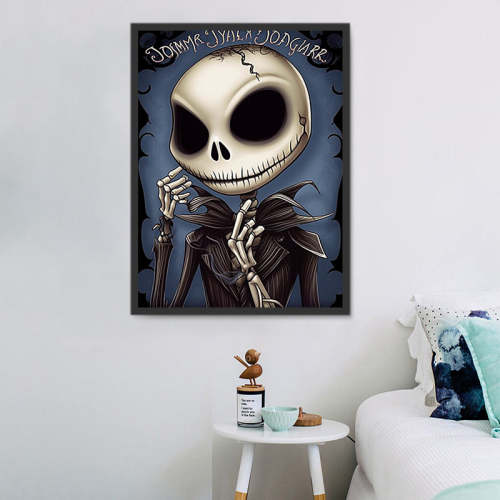 Skull Paint By Numbers Kits UK MJ2056