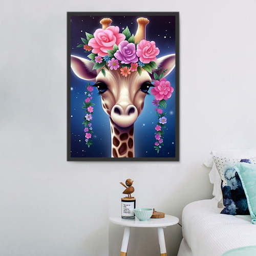 Giraffe Paint By Numbers Kits UK MJ2253