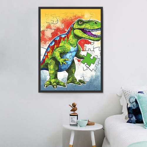 Dinosaur Paint By Numbers Kits UK MJ9715