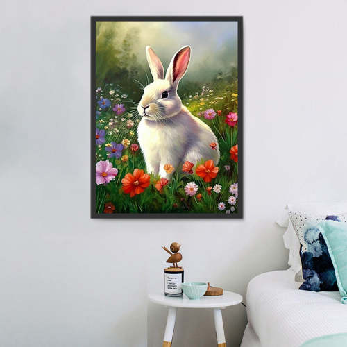 Rabbit Paint By Numbers Kits UK MJ9841