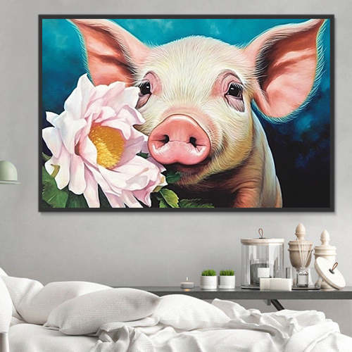 Pig Paint By Numbers Kits UK MJ8199