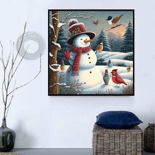 Christmas Paint By Numbers Kits UK MJ2389