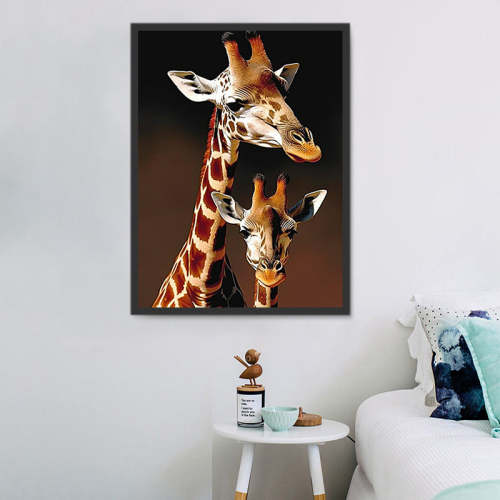 Giraffe Paint By Numbers Kits UK MJ2230