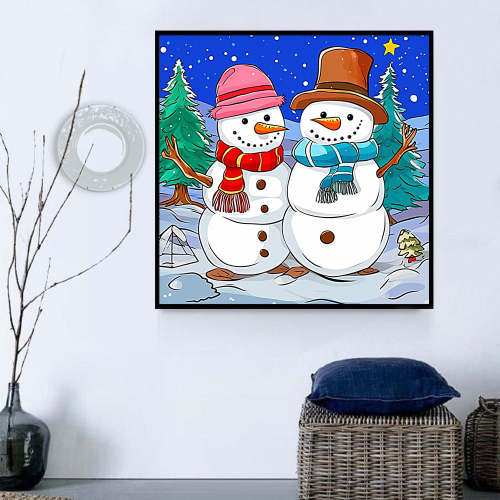 Christmas Paint By Numbers Kits UK MJ2383