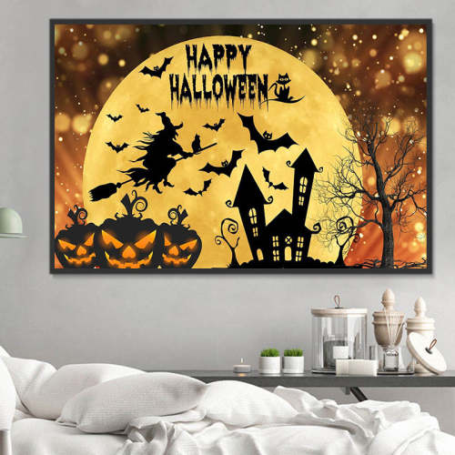 Halloween Diy Paint By Numbers Kits UK For Adult Kids PX6710299