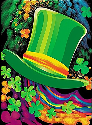 St. Patrick's Day Diy Paint By Numbers Kits UK For Adult Kids MJ2461