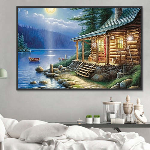 Village Paint By Numbers Kits UK MJ7292