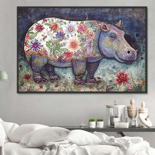 Hippo Paint By Numbers Kits UK MJ7003