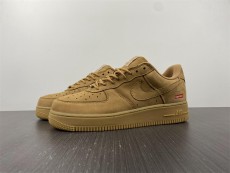 SUP REME X NIKE AIR FORCE 1 LOW SP WHEAT dn1555-200