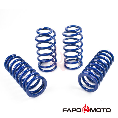 FL017110 Lowering Springs compatible with Ford Mustang 1979-2004 1.5 F/1.5 R V6 V8 GT BLUE 1.5  Drop Suspension