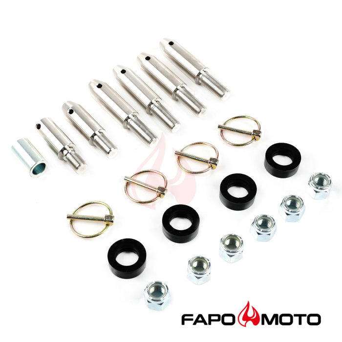 FZ100110 JK JL FRONT Sway Bar Links for 2007-2022 Jeep wrangler 3-5 in Lift Adjustable Quicker Disconnect